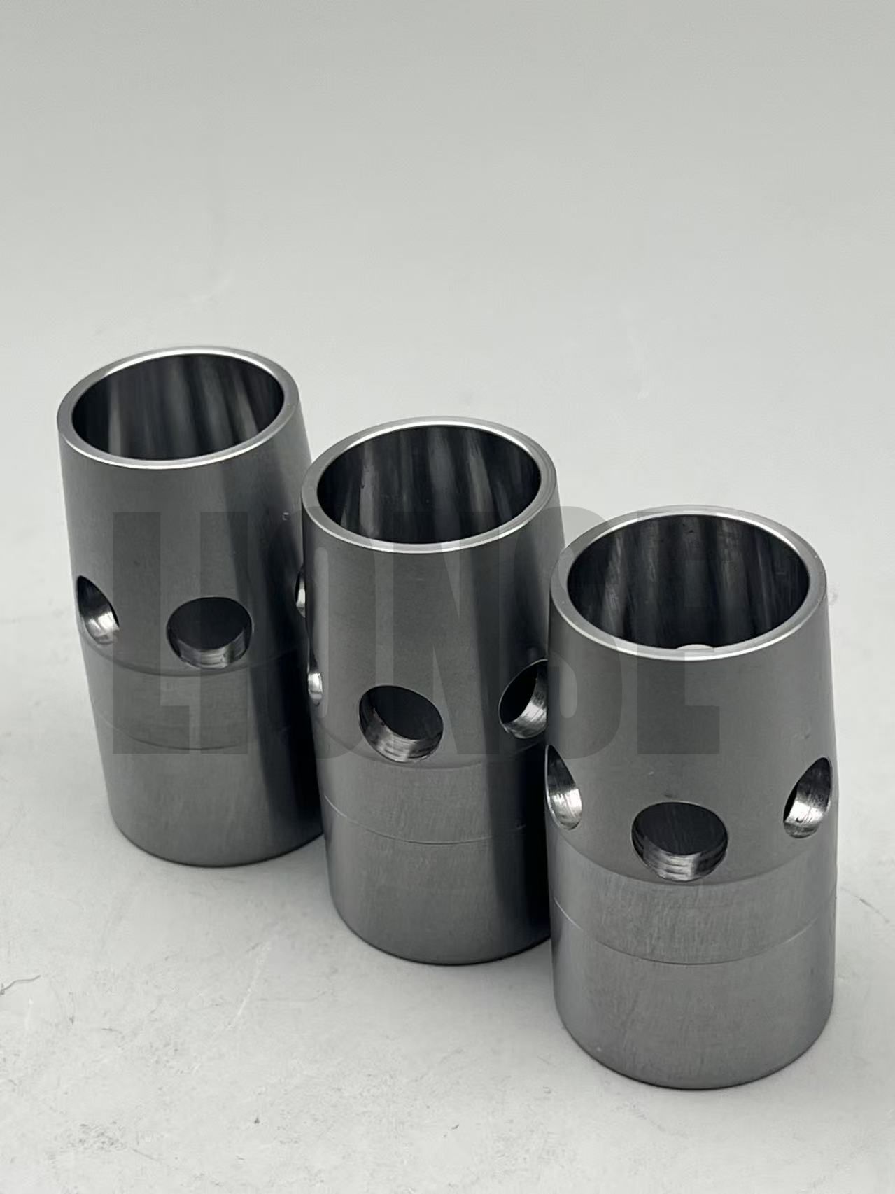 Custom CNC Machined Stainless Steel Sleeve Bushing with Radial Holes